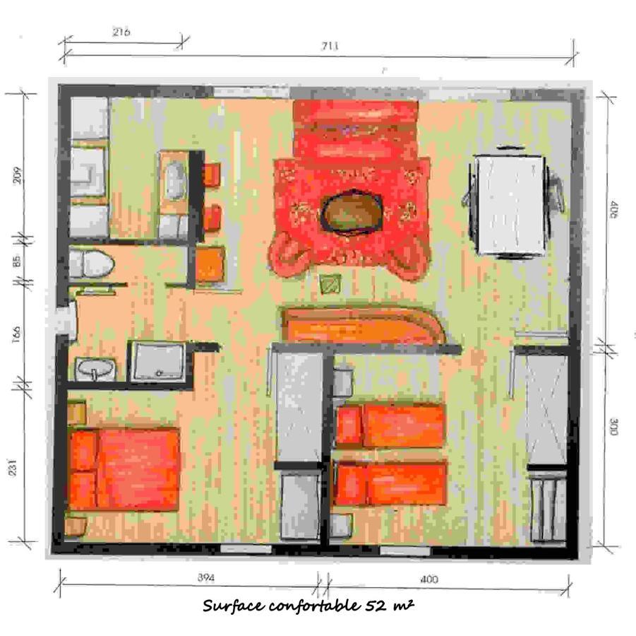 Ferienwohnung Le Flores Idealement Situe Centre Luz Appart T3 6 Personnes Parking Luz-Saint-Sauveur Exterior foto